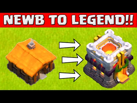 Clash of Clans NEWB TO LEGEND! ★ Top 3 Tips For Beginners ★ Early Town hall Strategy Guide ★
