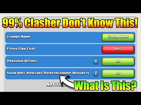 Only 1% Clasher Know This Secret Feature In Clash Of Clans | New Option In Menu