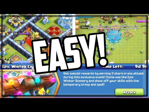 BEAT the Winter Challenge in Clash of Clans in ONE TRY!