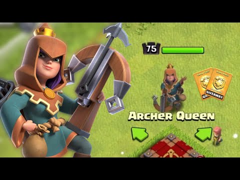 New Update – February Archer Queen Skin ( Rogue Queen ) Gameplay in Clash of Clans