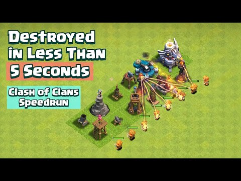 Level 1 Defense Formation Speedrun | Clash of Clans