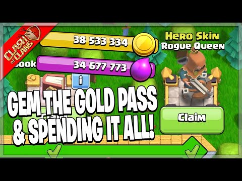 FEBRUARY GOLD PASS REVIEW & SPENDING SPREE! – Clash of Clans