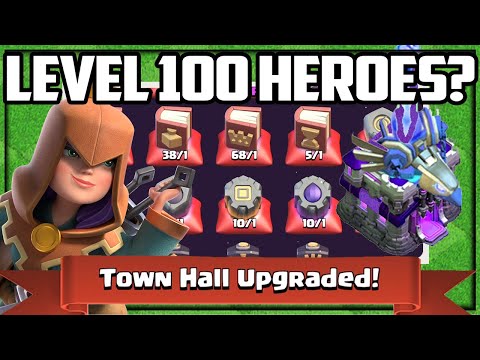 LEVEL 100 Heroes, Builder Hall 10, I'm READY! Clash of Clans Gem to MAX