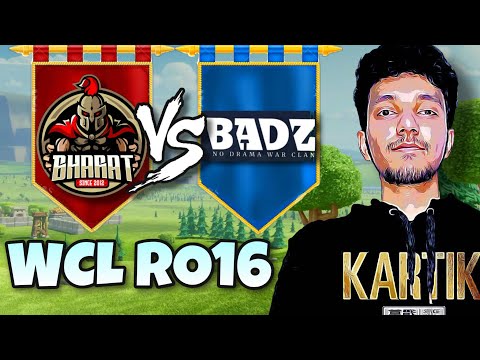 Bharat vs Badzinger – WCL RO16 | Clash of clans – coc