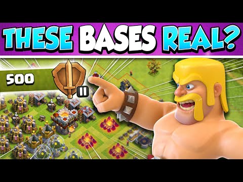 Secret Bases Only Found in Bronze League! Worst Bases in ALL of Clash of Clans