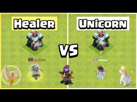 Unicorn VS Healer | Healing Battle | Clash of Clans
