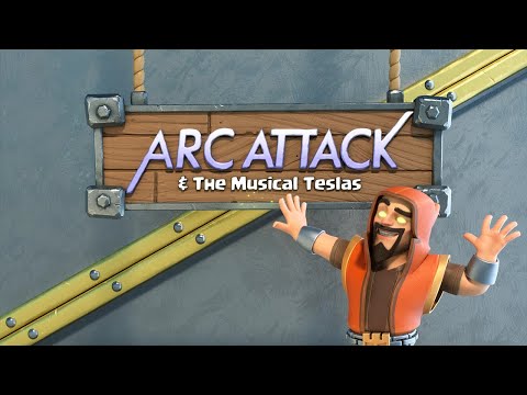 ArcAttack & The Musical Mega Teslas! (Clash Of Clans)