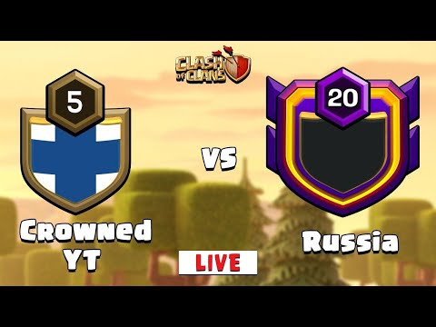 Crowned YT vs Russia – Clash Of Clans