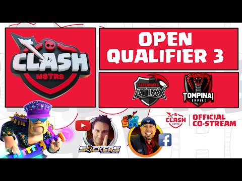 ? LIVE CLASH MSTRS QUALIFIER 3 | ATN.ATTAX QUEEN WALKERS HT FAMILY | COC | DIA 2 CAST SHION Y SOCKER