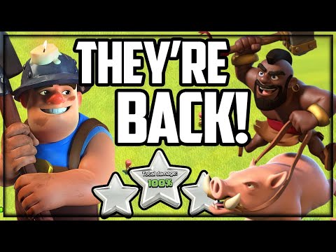 They're BACK! Hogs and Miners UNITE in Clash of Clans!